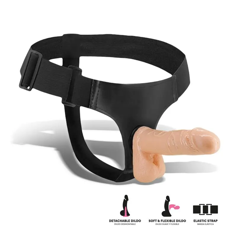 Flaxy Arnés con Dildo Flexible Desmontable · HARNESS COLLECTION LATETOBED · Dildos — Foto 2