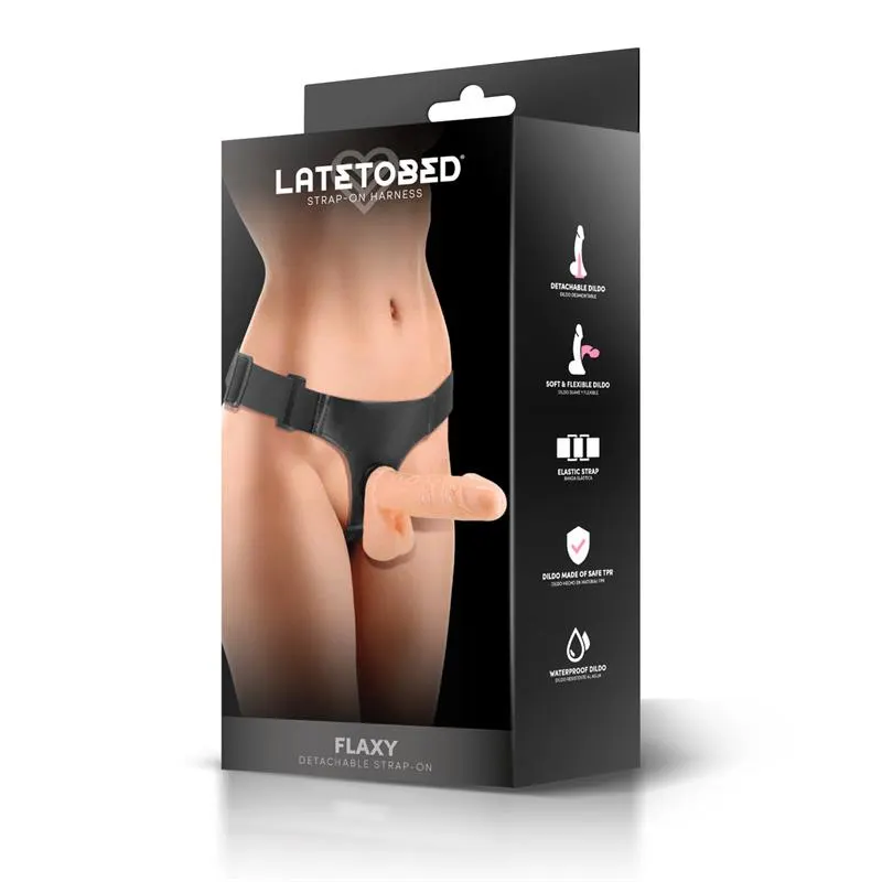 Flaxy Arnés con Dildo Flexible Desmontable · HARNESS COLLECTION LATETOBED · Dildos — Foto 6