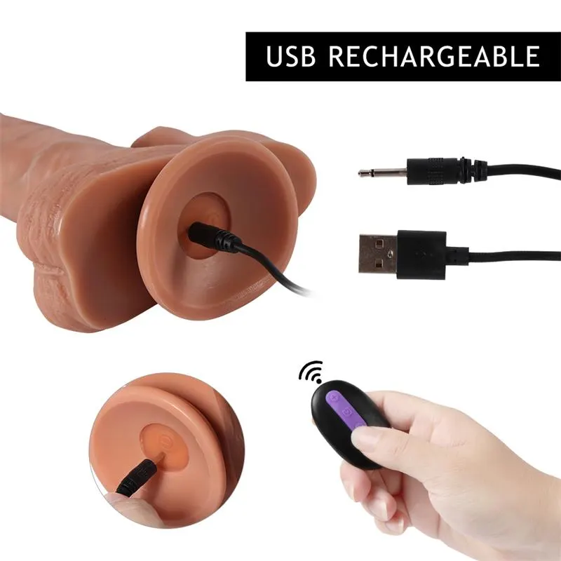 Brody Dildo con 20 Modos de Vibración y Estimulador de Clítoris · SHEQU · Vibradores — Foto 9