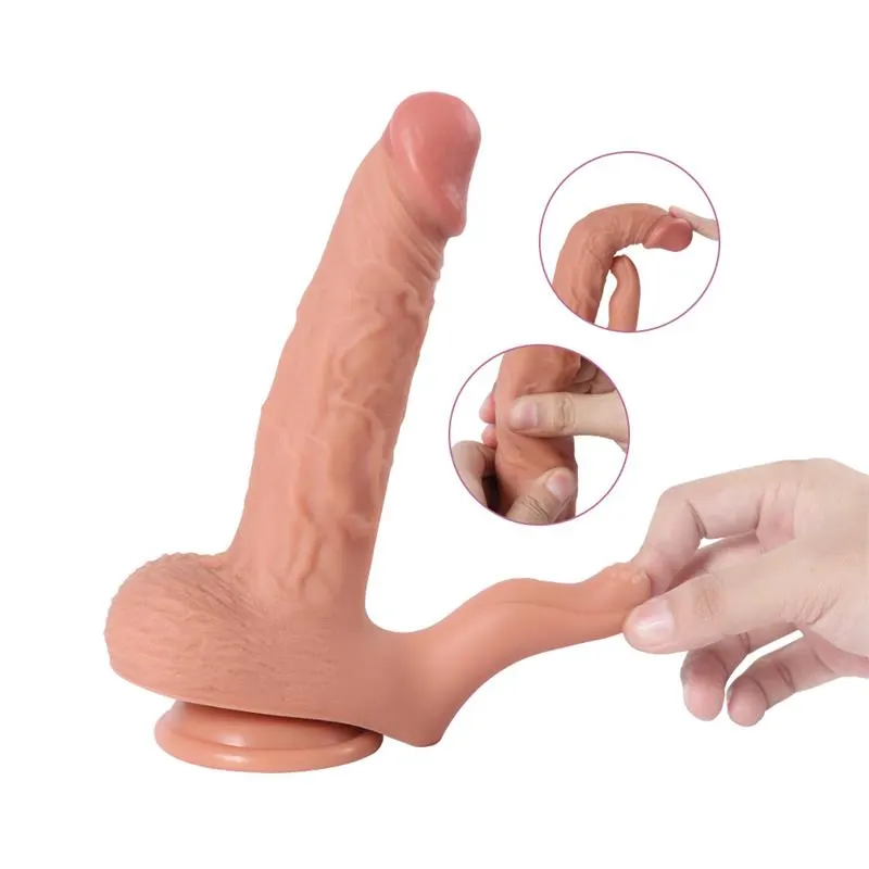 Haydon Dildo con 20 Modos de Vibración y Estimulador de Clítoris · SHEQU · Vibradores — Foto 3