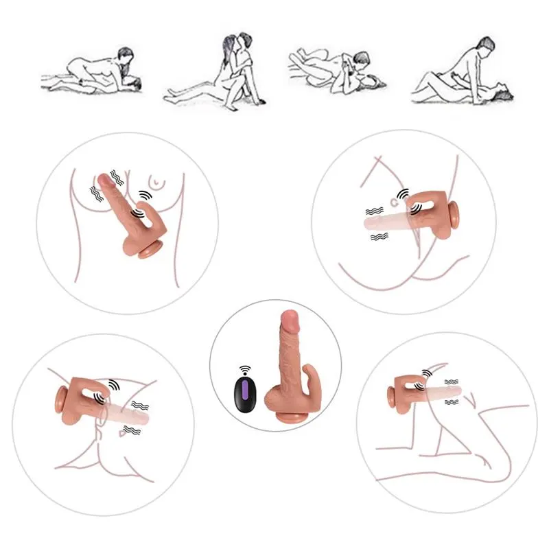 Haydon Dildo con 20 Modos de Vibración y Estimulador de Clítoris · SHEQU · Vibradores — Foto 4