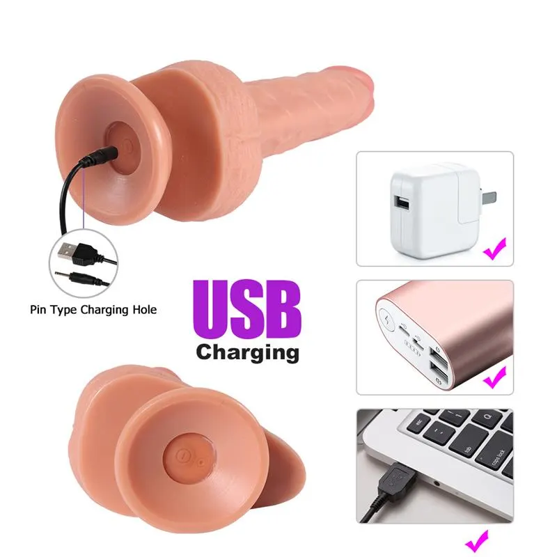 Haydon Dildo con 20 Modos de Vibración y Estimulador de Clítoris · SHEQU · Vibradores — Foto 9