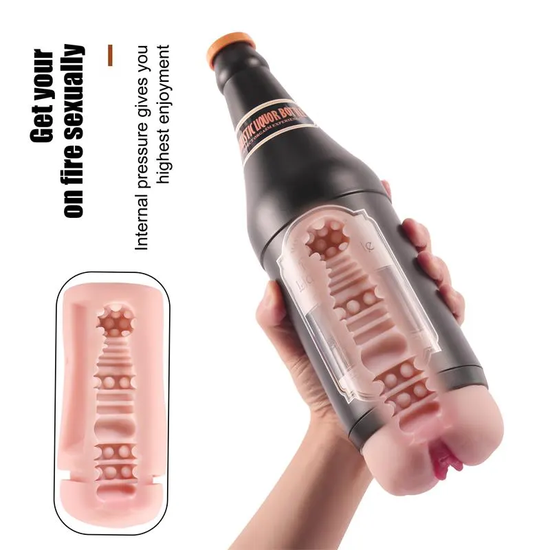 Masturbador Masculino Vagina Sonya Botella Cerveza · SHEQU · Masturbadores Él — photo 5