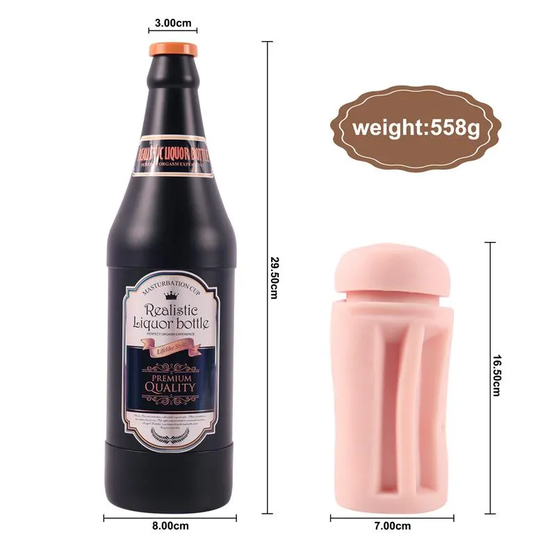 Masturbador Masculino Vagina Sonya Botella Cerveza · SHEQU · Masturbadores Él — photo 7