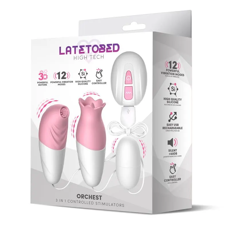 Orchest Estimulador 3 in 1 con Control Remoto · LATETOBED · Estimuladores de Clítoris — Foto 8