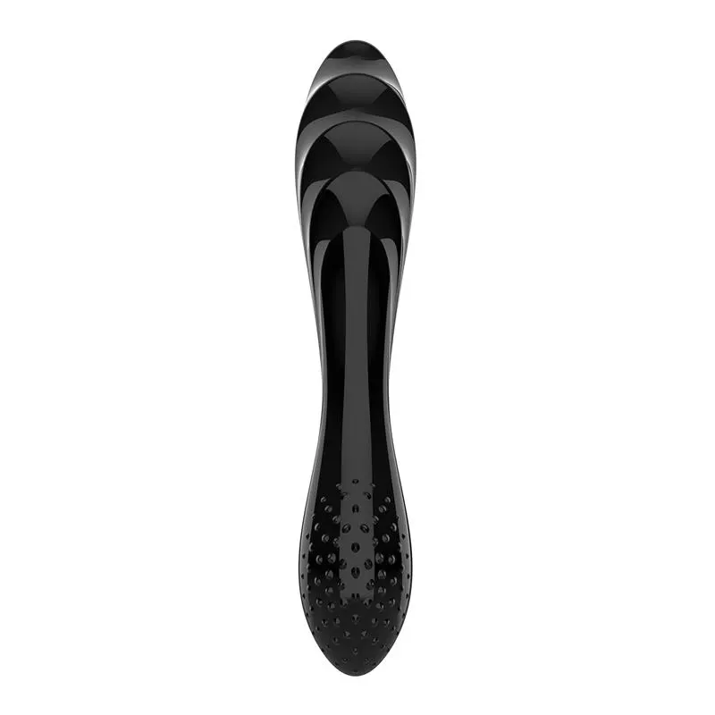 Estimulador de Cristal Dazzling Crystal 1 Hot and Cold Negro · SATISFYER · Dildos — Foto 2