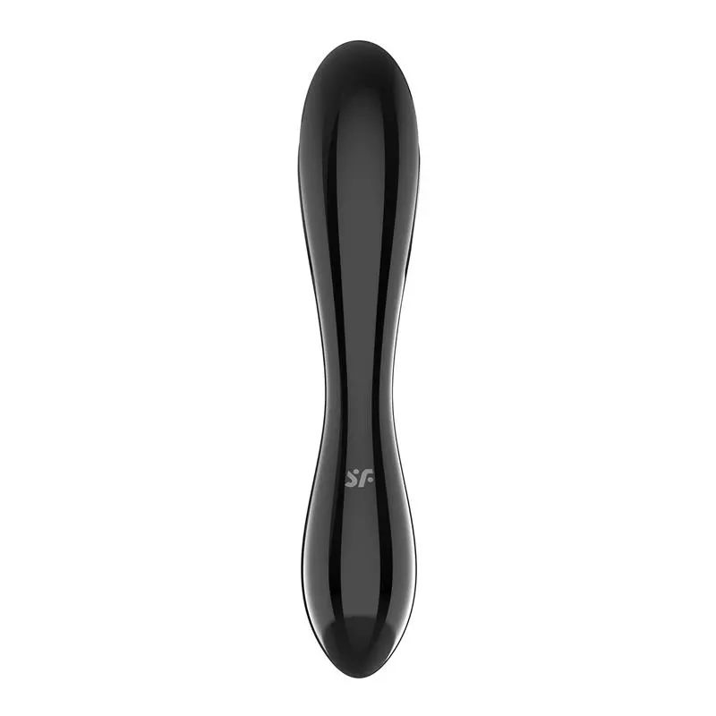 Estimulador de Cristal Dazzling Crystal 1 Hot and Cold Negro · SATISFYER · Dildos — Foto 4