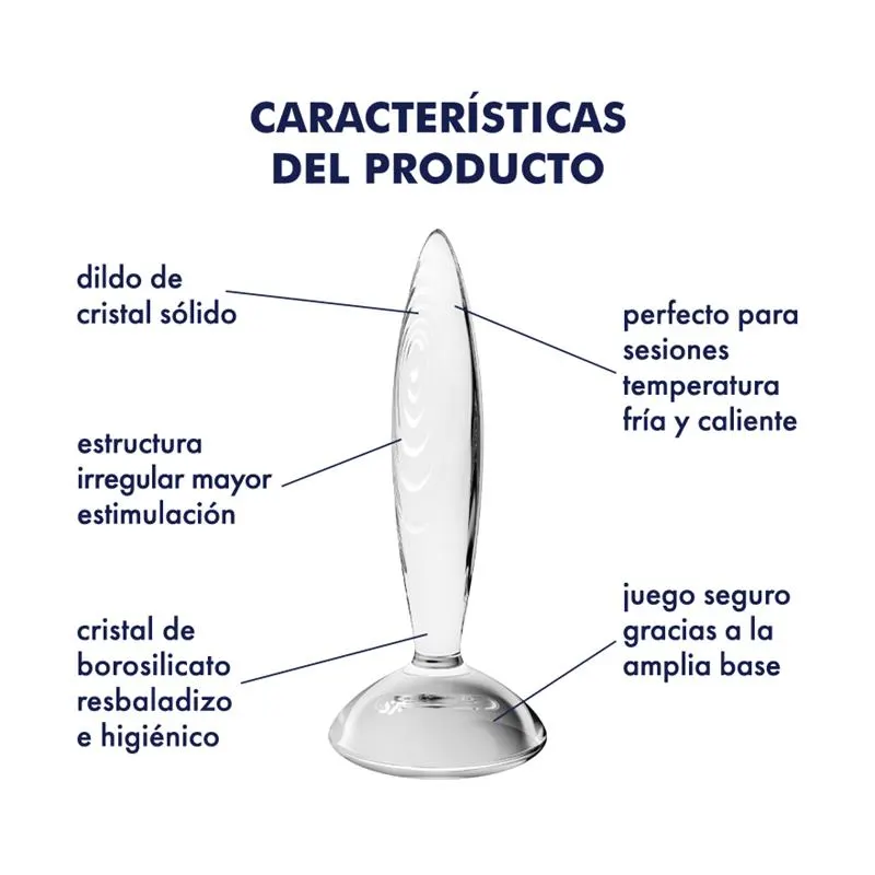Plug Anal Sparkling Crystal Hot and Cold Transparente · SATISFYER · Anal — photo 4