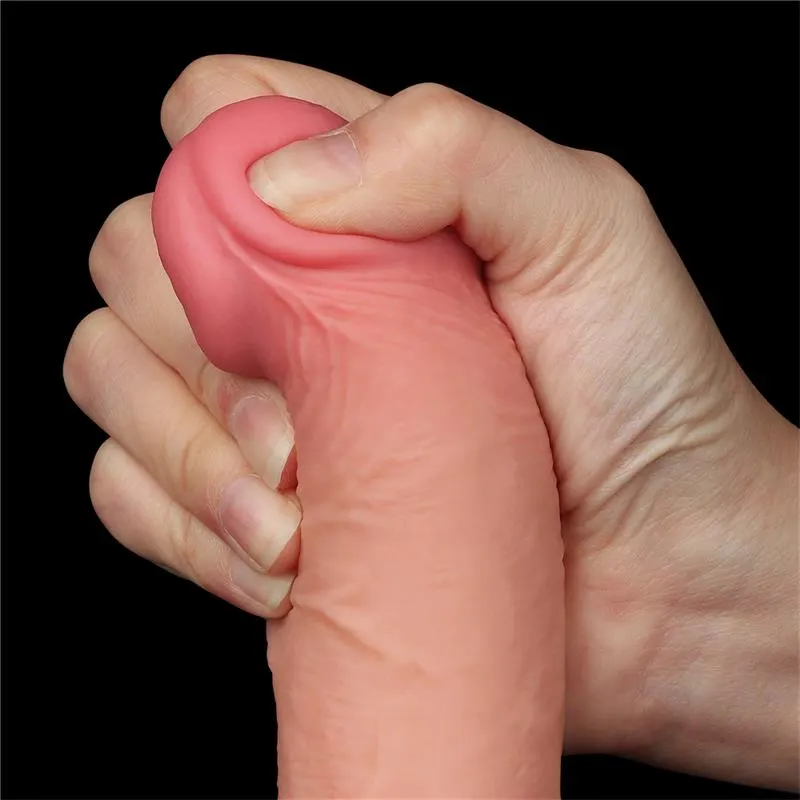 Dildo Dual Layer Piel Deslizante Retractil · LOVETOY · LOVETOY · Dildos — Foto 7