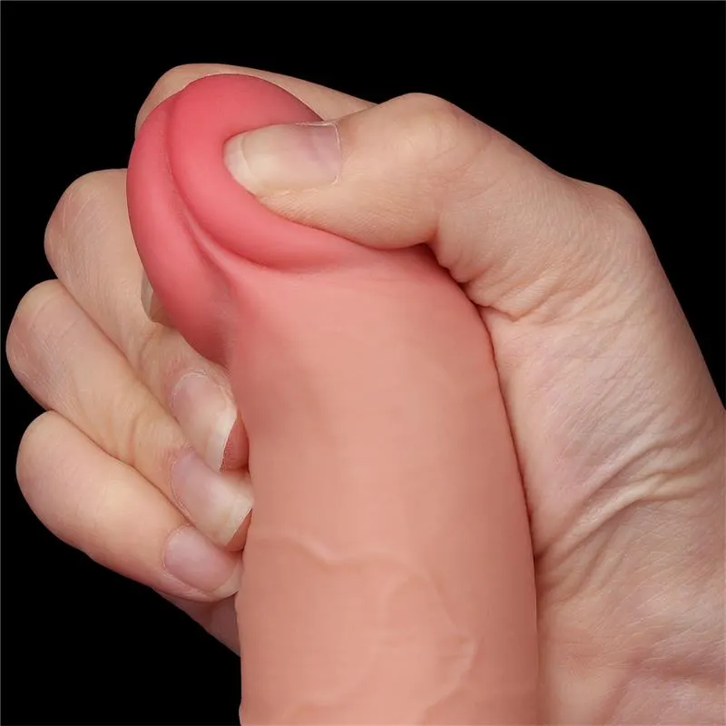 Dildo Dual Layer Piel Deslizante Retractil · LOVETOY · LOVETOY · Dildos — Foto 9