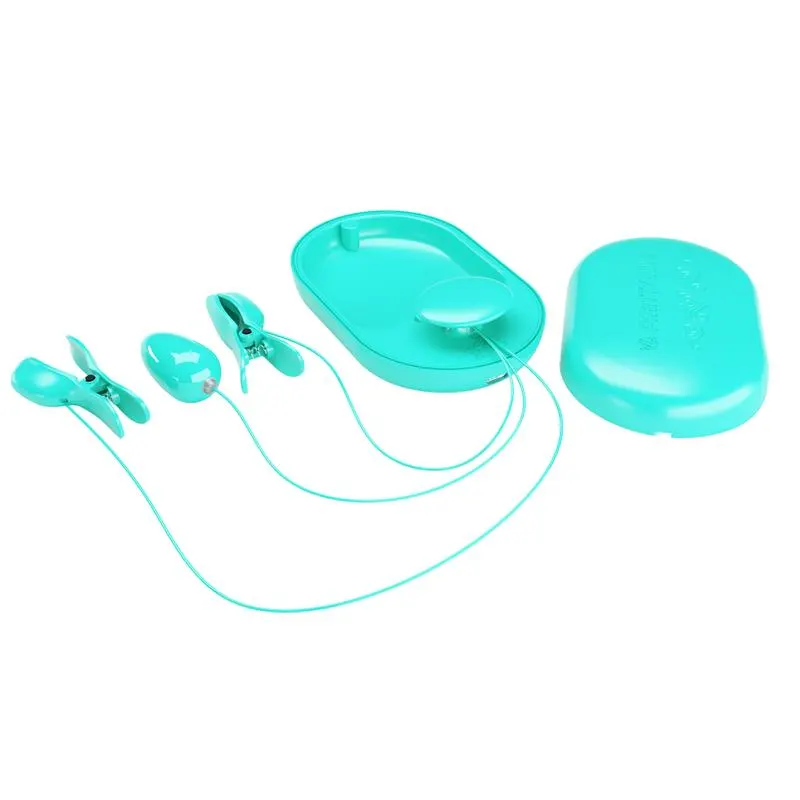 Surprise Box Huevo Vibrador y Pinzas para Pezones con Electro Estimulación Azul · PRETTYLOVE · Estimuladores de Clítoris — Foto 7