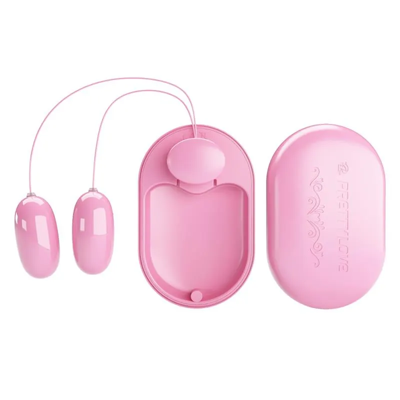 Fun Box Balas Vibradoras con Control Remoto Rosa · PRETTYLOVE · Huevos y Balas Vibradoras — photo 2