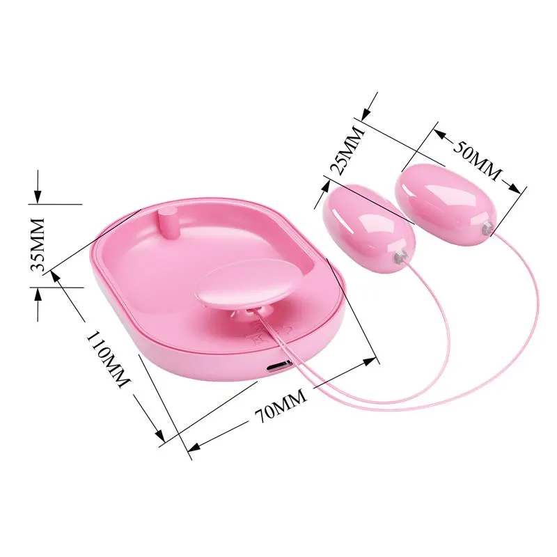 Fun Box Balas Vibradoras con Control Remoto Rosa · PRETTYLOVE · Huevos y Balas Vibradoras — photo 8