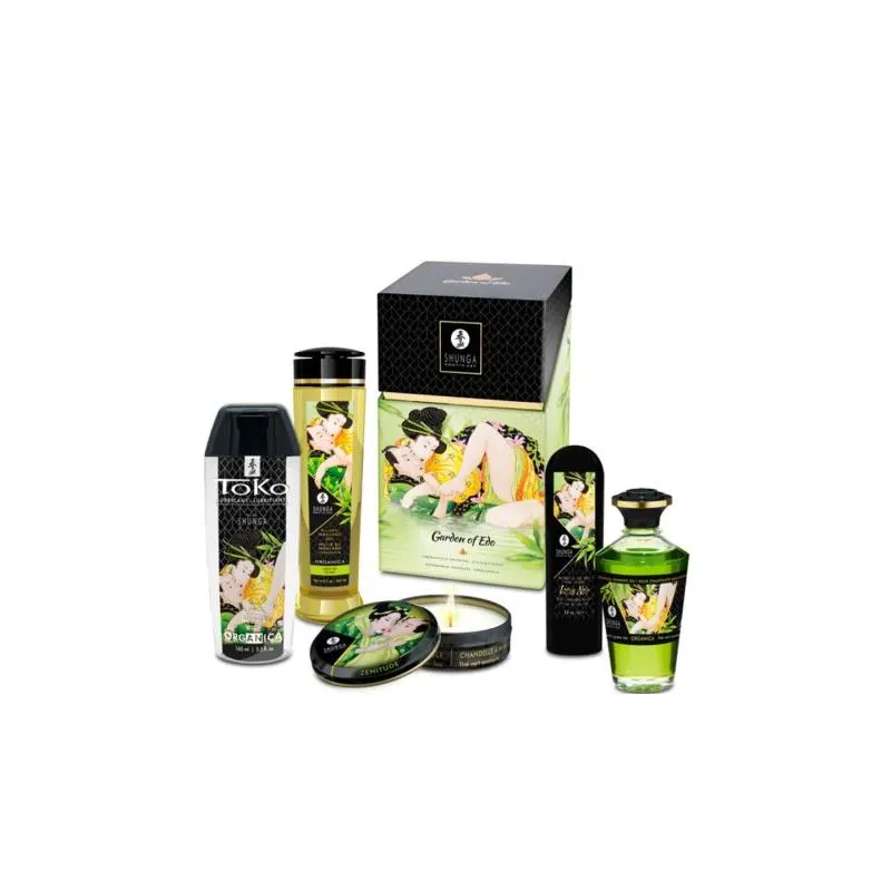 Kit Garden of Edo Organic Collection · SHUNGA · Cuidado Íntimo y Masaje