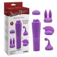 Estimulador con 4 Cabezales Sweet Púrpura · CHISA · Estimuladores de Clítoris