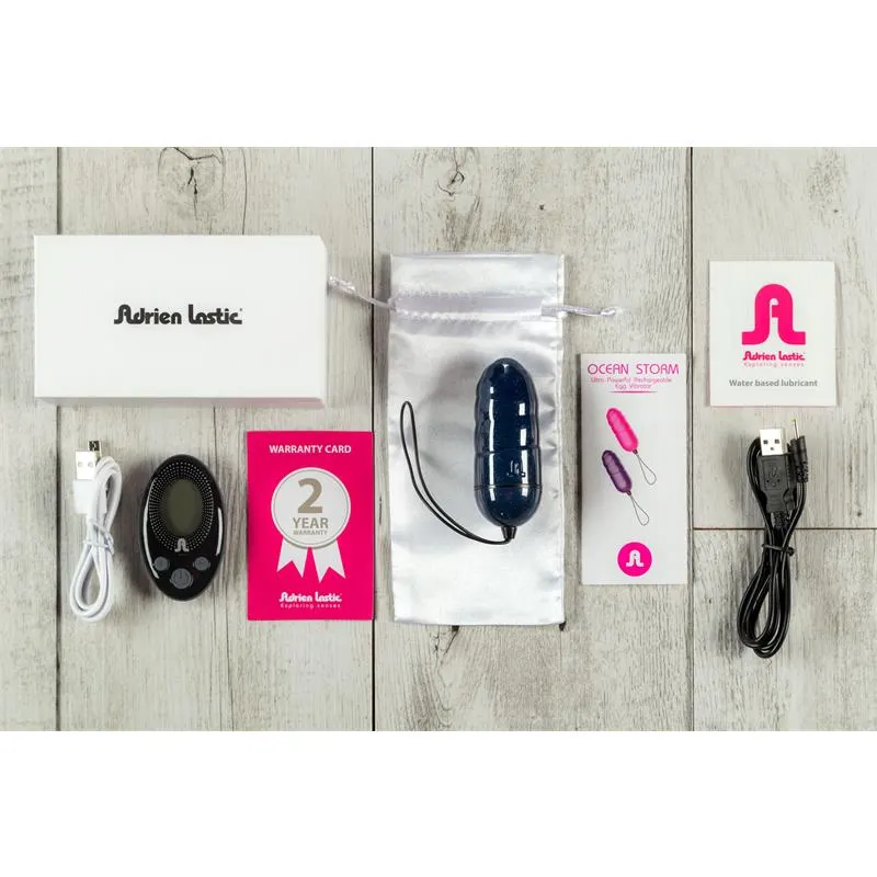 Huevo Vibrador Ocean Storm + Control LRS · ADRIEN LASTIC · Huevos y Balas Vibradoras — Foto 4