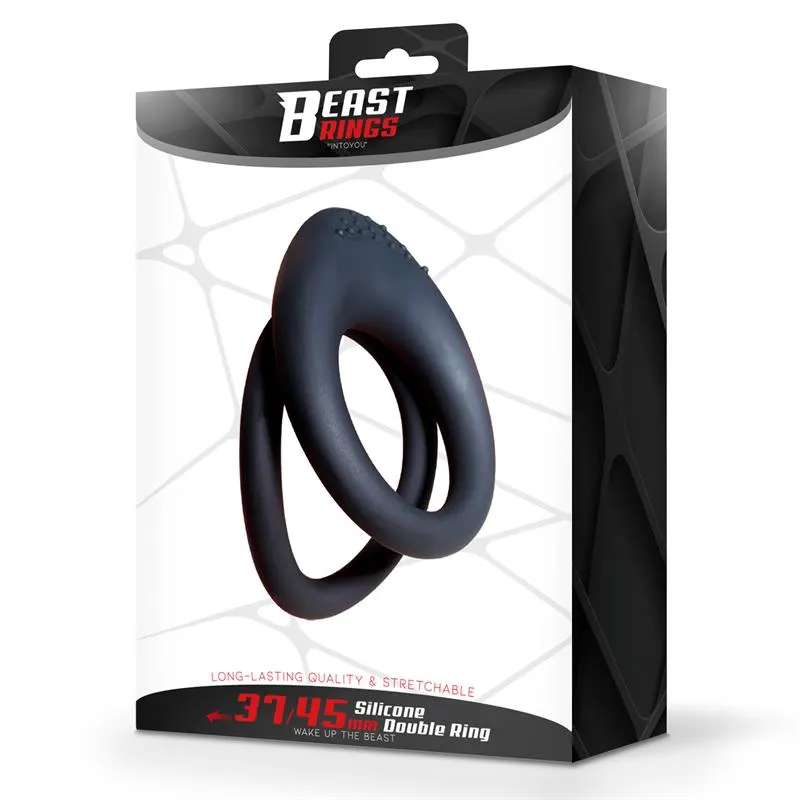 Anillo Doble para el Pene 37/45 mm · BEAST RINGS · Anillos para el Pene — photo 7
