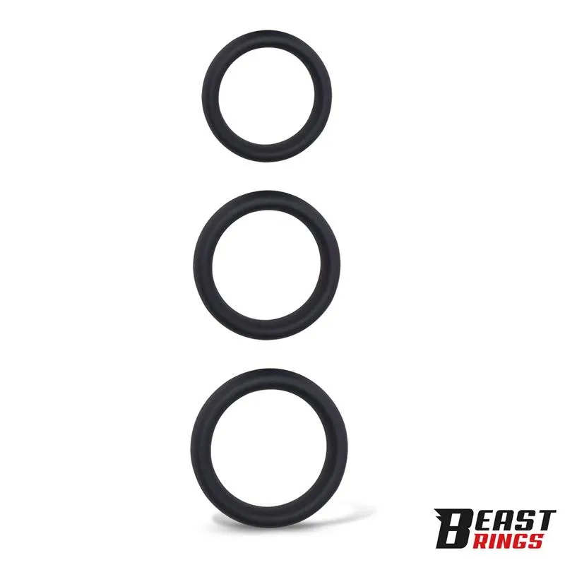 Set de 3 Anillos para el Pene S, M y L · BEAST RINGS · BEAST RINGS · Anillos para el Pene — Foto 2
