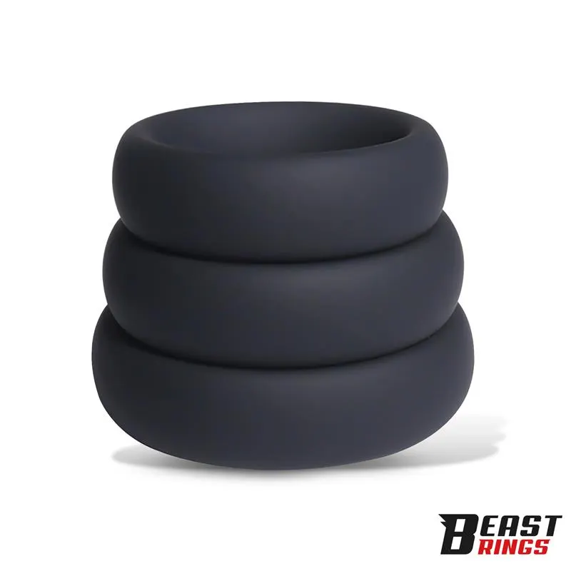 Set de 3 Anillos para el Pene S, M y L · BEAST RINGS · BEAST RINGS · Anillos para el Pene — Foto 4