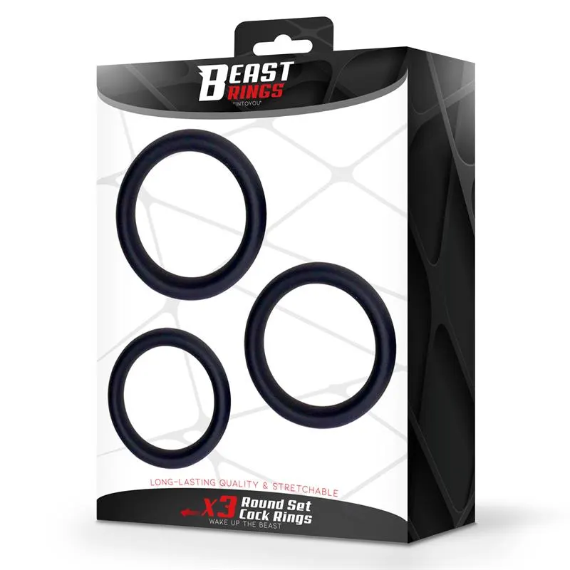 Set de 3 Anillos para el Pene S, M y L · BEAST RINGS · BEAST RINGS · Anillos para el Pene — Foto 6