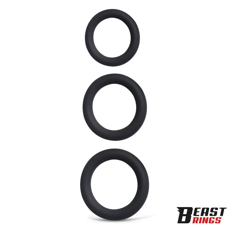 Set de 3 Anillos para el Pene S, M y L · BEAST RINGS · BEAST RINGS · Anillos para el Pene — Foto 2