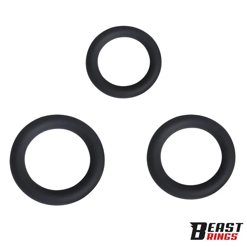 Set de 3 Anillos para el Pene S, M y L · BEAST RINGS · BEAST RINGS · Anillos para el Pene — Foto 3