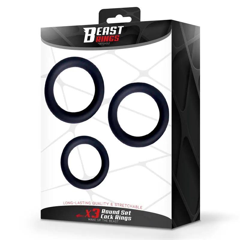 Set de 3 Anillos para el Pene S, M y L · BEAST RINGS · BEAST RINGS · Anillos para el Pene — Foto 5