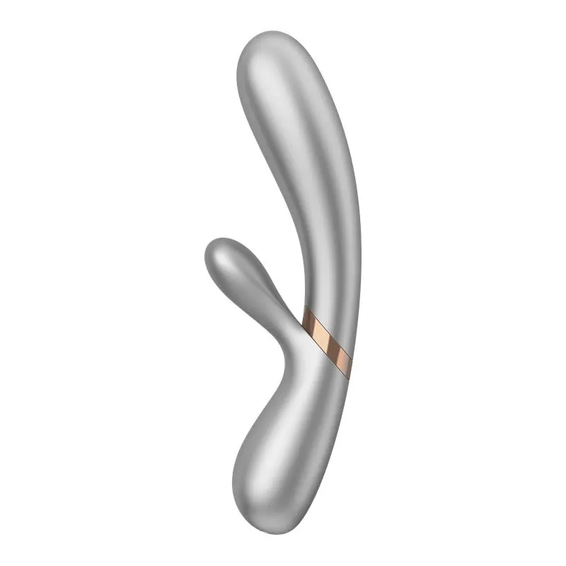 Hot Lover Vibrador Efecto Calor con APP Plata y Champagne · SATISFYER · Vibradores — photo 2