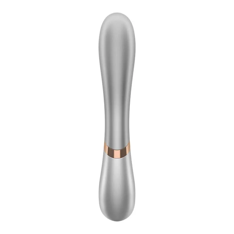 Hot Lover Vibrador Efecto Calor con APP Plata y Champagne · SATISFYER · Vibradores — photo 4