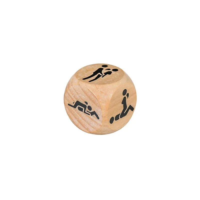 Dado Posturas Madera · ADRIEN LASTIC · Juegos y Complementos Divertidos