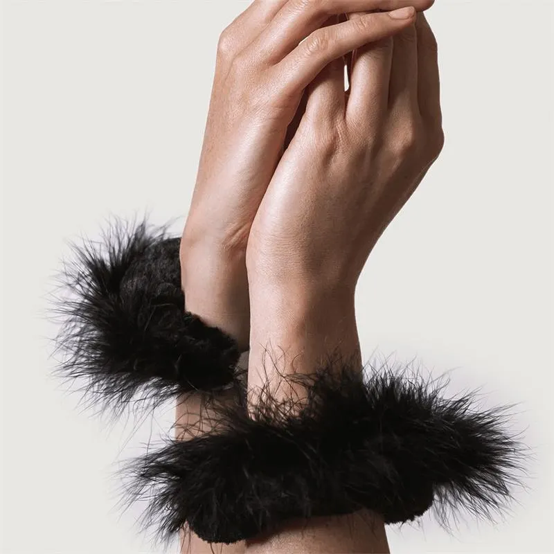 Esposas Metal y Plumas Negro · ADRIEN LASTIC · Esposas y Ataduras — photo 2