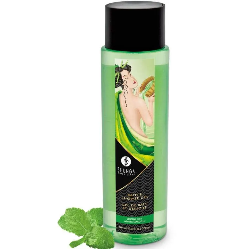Gel de Baño y Ducha Sensual Mint 370 ml · SHUNGA · Cuidado Íntimo y Masaje