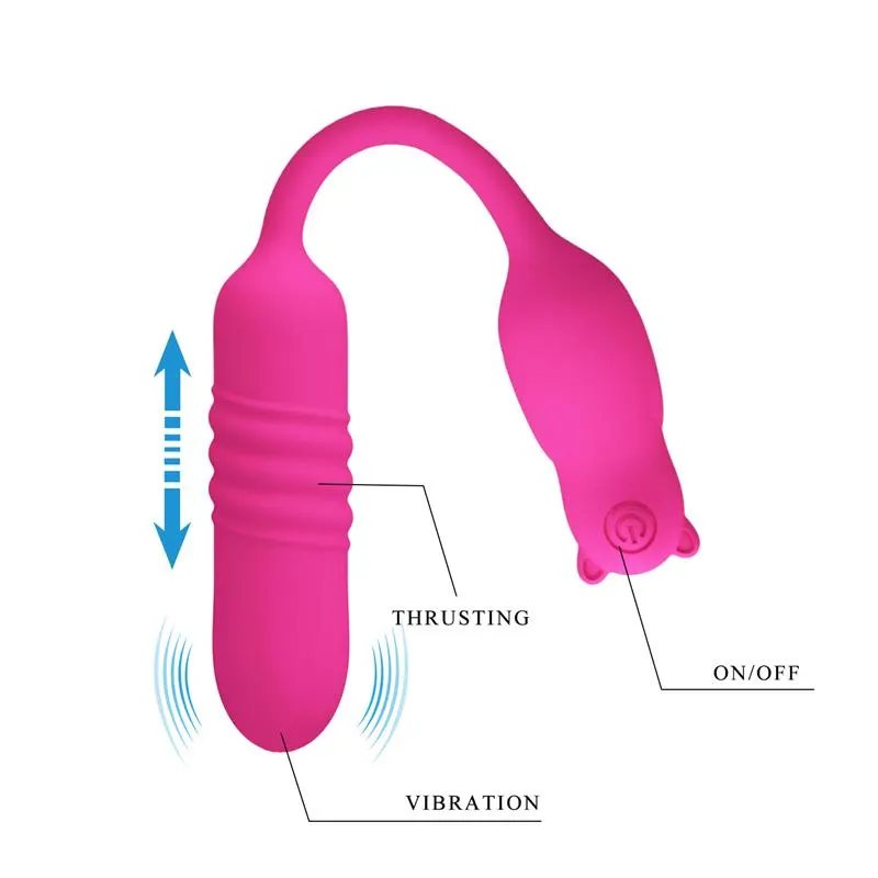 Nobikuma Huevo con Thrusting y Vibración · PRETTYLOVE · Estimuladores de Clítoris — photo 5