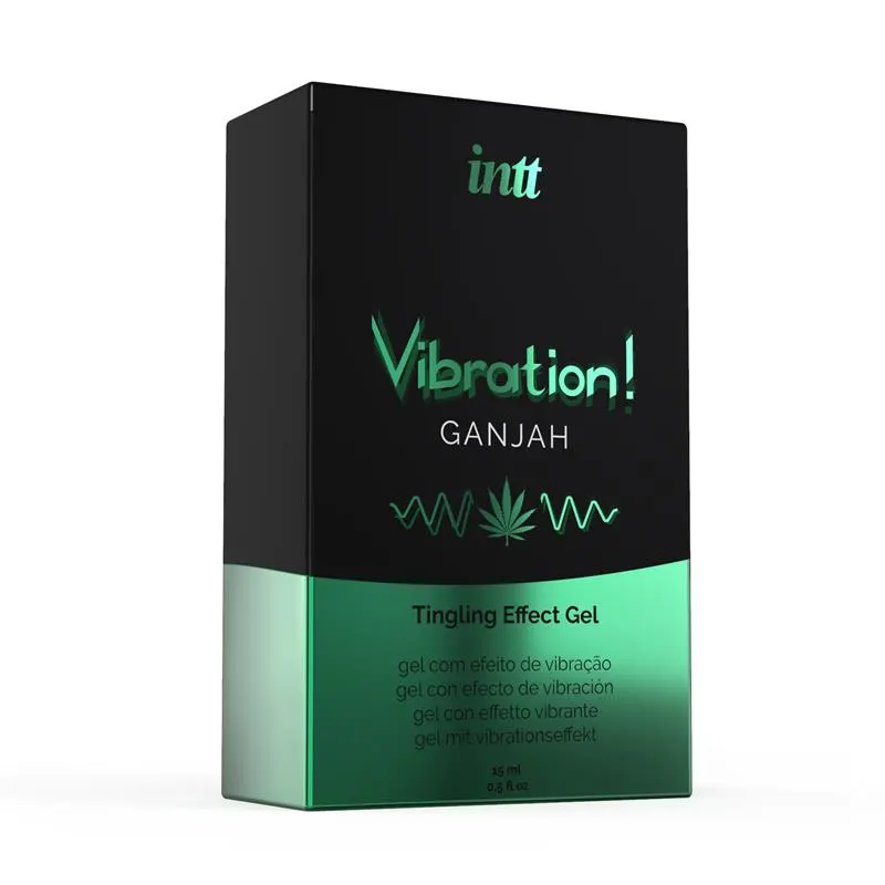 Gel Vibrador Efecto Calor Ganjah 15ml · INTT · Potenciadores y Retardantes — Foto 3