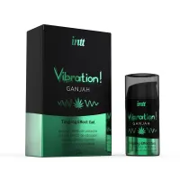 Gel Vibrador Efecto Calor Ganjah 15ml · INTT · Potenciadores y Retardantes