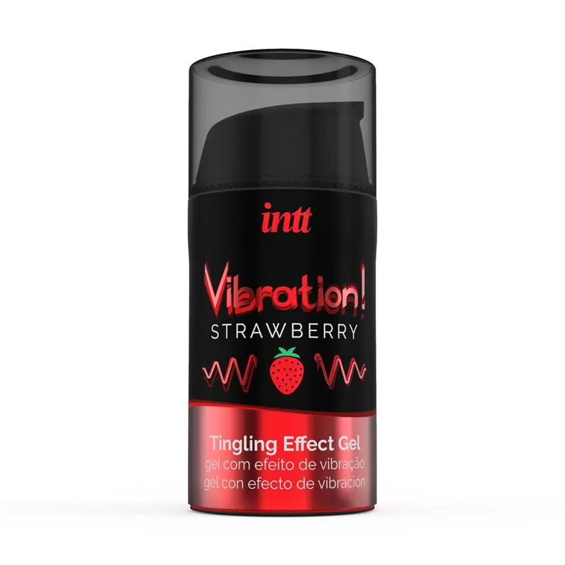 Vibrador Liquido Efecto Calor Aroma Fresa 15 ml · INTT · Potenciadores y Retardantes — photo 2