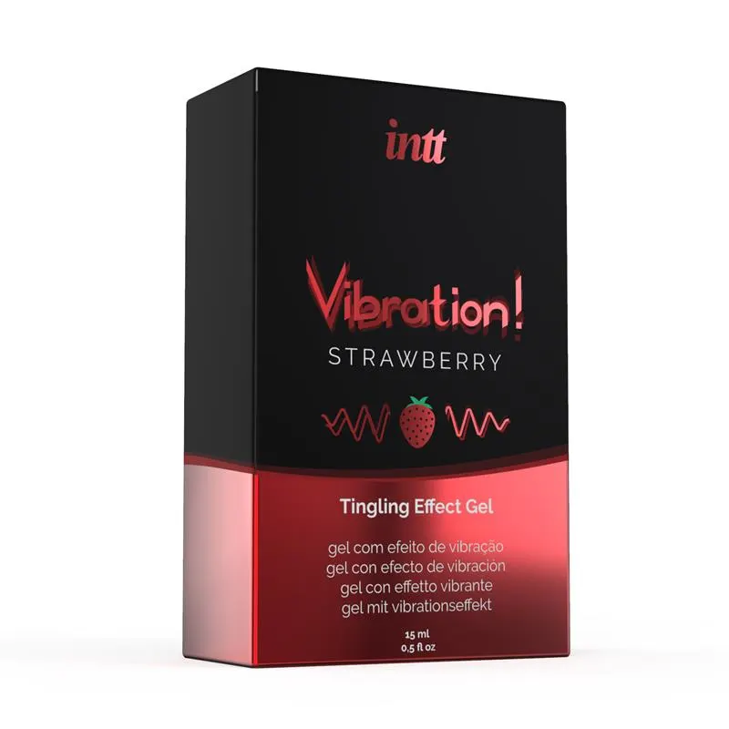 Vibrador Liquido Efecto Calor Aroma Fresa 15 ml · INTT · Potenciadores y Retardantes — photo 3