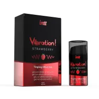 Vibrador Liquido Efecto Calor Aroma Fresa 15 ml · INTT · Potenciadores y Retardantes