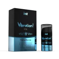 Vibrador Liquido Efecto Frio Vibration Ice 15 ml · INTT · Lubricantes