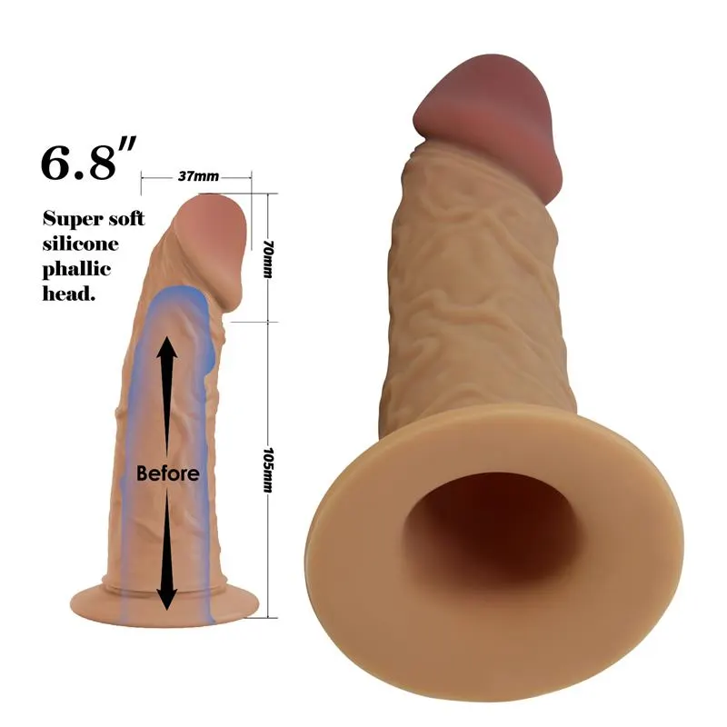Houston Arnés Universal Ajustable con Dildo Hueco · PRETTYLOVE · Dildos — photo 3