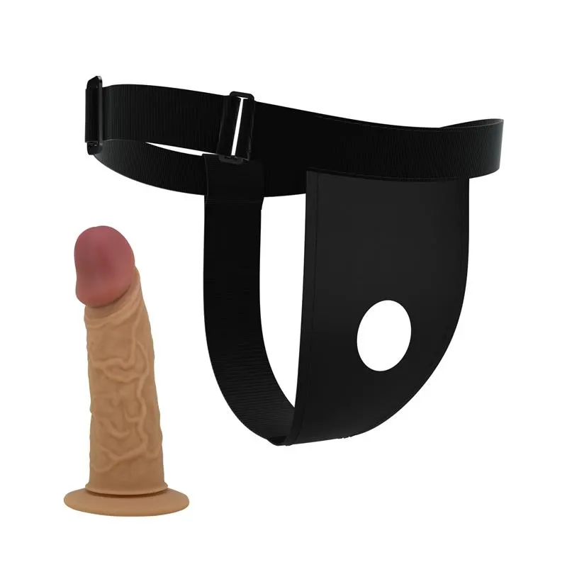 Houston Arnés Universal Ajustable con Dildo Hueco · PRETTYLOVE · Dildos — photo 4