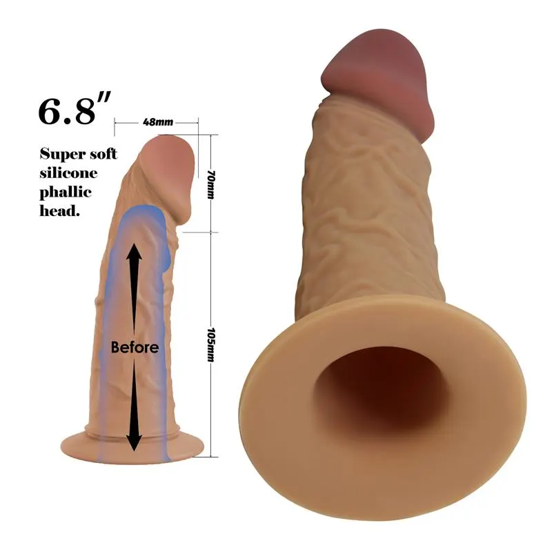 Draven Arnés con Dildo Hueco con Vibración · PRETTYLOVE · Dildos — Foto 3