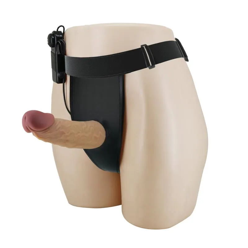 Draven Arnés con Dildo Hueco con Vibración · PRETTYLOVE · Dildos