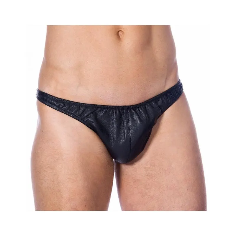 Slips de Cuero Color NEgro · BONDAGE PLAY · Tangas y Braguitas