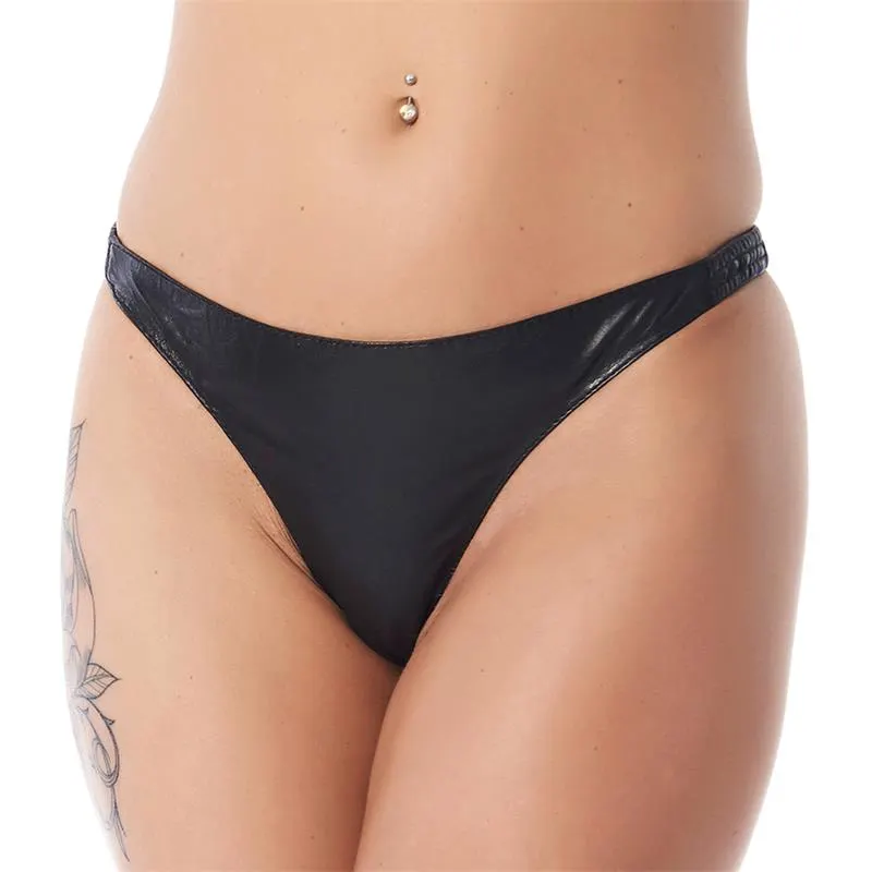 Tanga Cuero · S/M · BONDAGE PLAY · Tangas y Braguitas