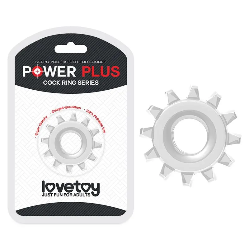 Anillo para el Pene Power Plus Transparente · LOVETOY · LOVETOY · Anillos para el Pene — Foto 6