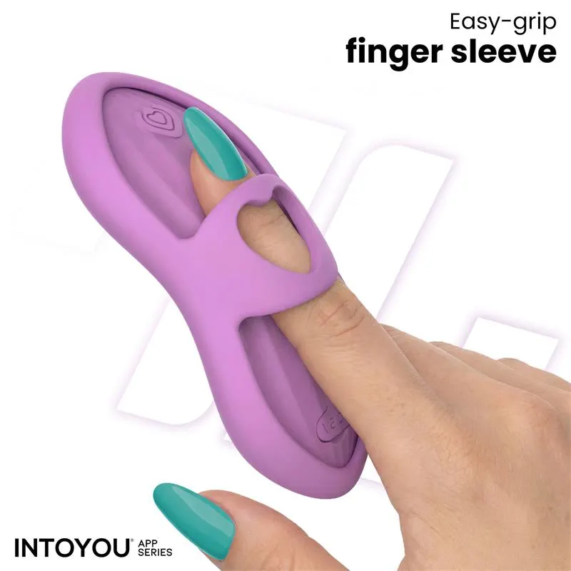 Laia Estimulador de Dedo con Calor y Funda con APP Lavanda · INTOYOU APP SERIES · Vibradores — Foto 2