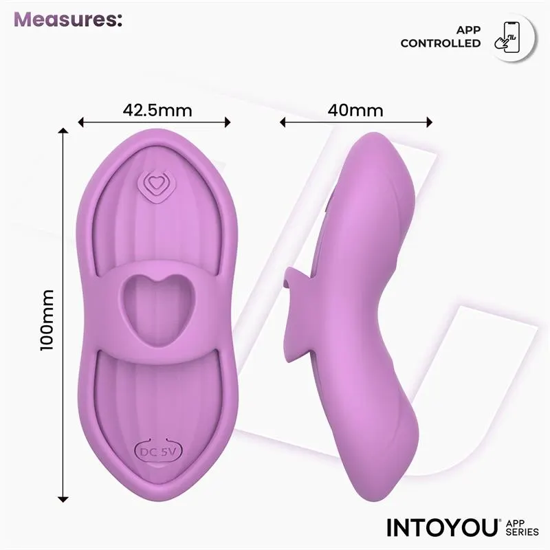 Laia Estimulador de Dedo con Calor y Funda con APP Lavanda · INTOYOU APP SERIES · Vibradores — Foto 11