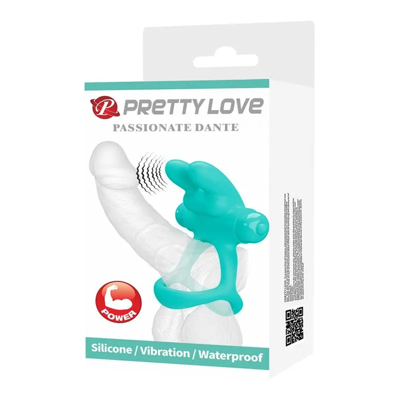 Anillo para el Pene con Vibración Passionate Dante Verde · PRETTYLOVE · Anillos para el Pene — Foto 10