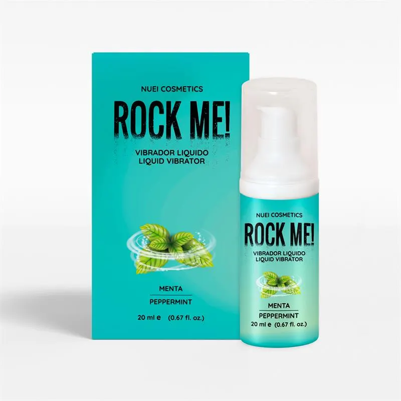 Rock Me! Vibrador Liquido Menta 20 ml · NUEI COSMETICS · Potenciadores y Retardantes